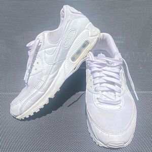 Nike Air Max shoes - white, size 8